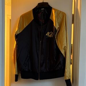 Star Wars Gold and Black Bomber Jacket